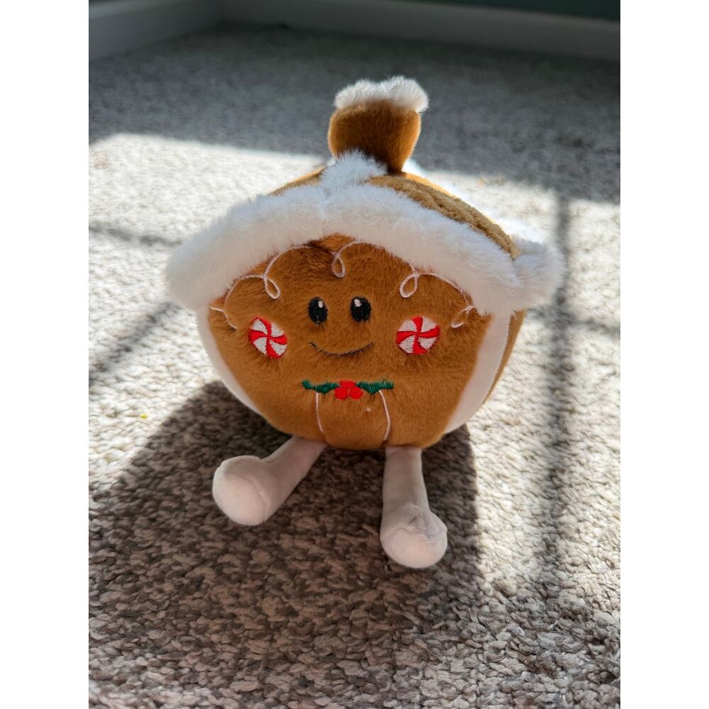 Target Gigglescape Christmas Gingerbread House Plush Stuffed Animal Holiday 7"